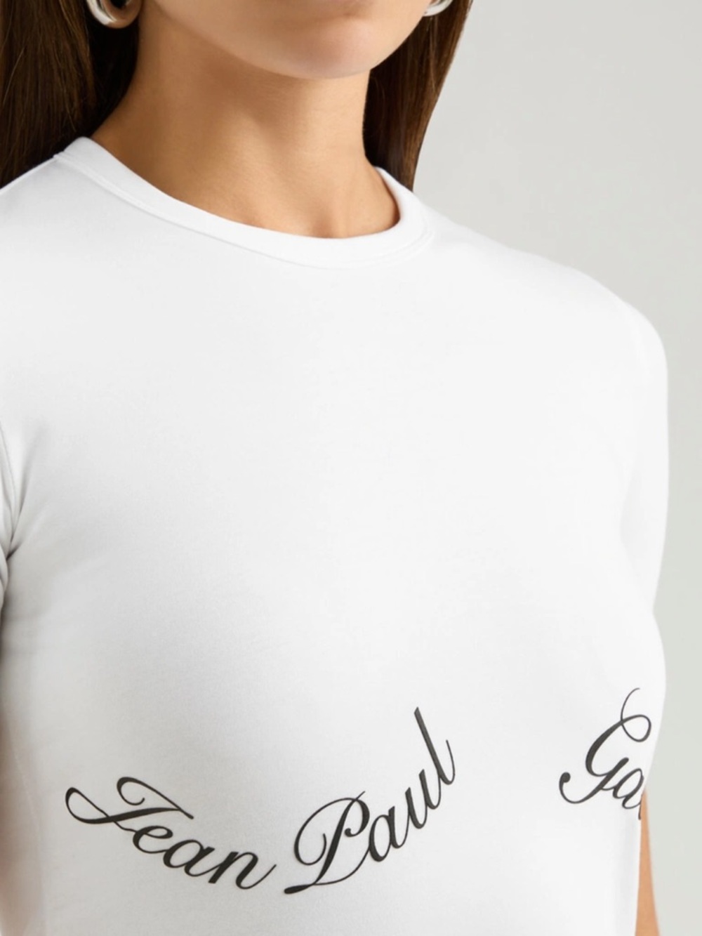 Jean Paul Gaultier Logo Print Graphic Print Tee in Xl.